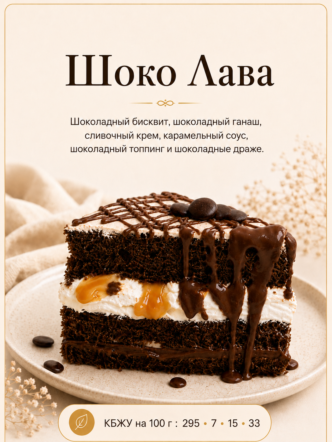 Шоко Лава — Торты, ПП без сахара